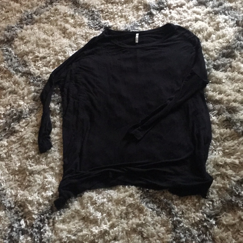 Super cozy black slouchy shirt